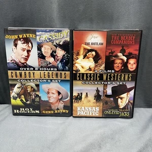Cowboy Legends John Wayne Roy Rogers Classic Westerns Jane Russell DVD Movie Lot - Picture 1 of 16