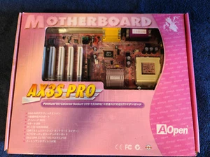 AOpen AX3S Pro (Sweet Kiss PINK) i815E Motherboard - Picture 1 of 20