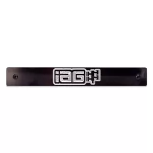 IAG Blemished Standard Mount Tag Delete For 2015-21 Subaru WRX & STI (Black Fini - Picture 1 of 2