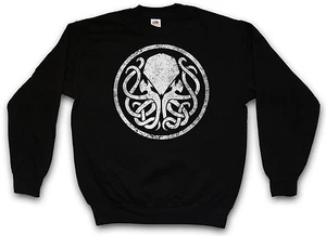 CIRCLE LOGO CTHULHU SWEATSHIRT SWEATER PULLOVER - Lovecraft Arkham Horror Wars - Bild 1 von 2
