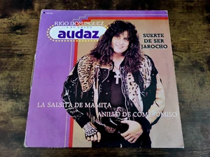 RIGO DOMINGUEZ Y SU GRUPO AUDAZ LP/SUERTE DE SER JAROCHO/1991/ALBUM TESTED VG+ - Picture 1 of 4