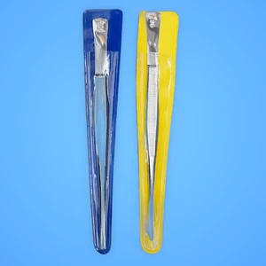 SHOWGARD 902 STAMP TONGS WITH POINTED TIP - 6 INCH PROFESSIONAL LENGTH - Picture 1 of 3