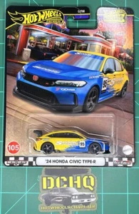 2024 Hot Wheels🔥 BOULEVARD 105 PREMIUM 🔥 '24 Honda Civic Type-R - Spoon Sports - Imagen 1 de 3