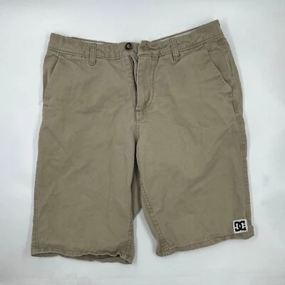 Pantalones Cortos Chinos DC Shoes Para Hombre Talla 29 Beige Tostado Caqui Algodón Elastizados Frente Plano Foto 1 de 4