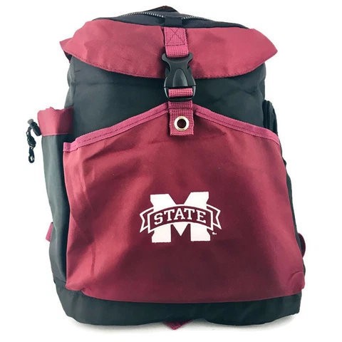 LOGO MISSISSIPPI STATE Maroon Black Embroidered Logo Thermal Cooler Backpack Cover