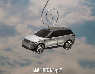 Corris Gray 2018 2019 Range Rover Velar Christmas Ornament 1/76 SUV Sport Land - Image 1 of 4