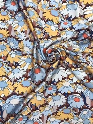 Hochwertig High-Fashion Seide Satin Stoff Meterware von Mariotti Italien - Bild 1 von 4