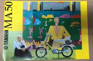 YAMAHA MA50 CARROT YAMAHOPPER 1979-1982 SALES CATALOGUE POSTER LEAFLET N.O.S - Bild 1 von 3