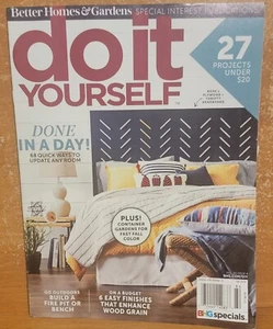 Better Homes & Gardens DO IT YOURSELF Magazine Fall, 2018, DIY Projects, NEW - Imagen 1 de 5