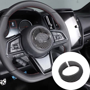 Cubierta adhesiva de anillo con logotipo de volante de fibra de carbono para Subaru WRX 2022-23 - Imagen 1 de 24