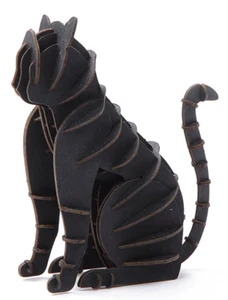 3D paper puzzle Craft Kit  Cat-sitting - Picture 1 of 3