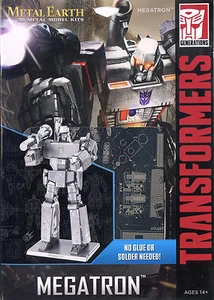 Faszination Metall Erde Transformatoren Megatron 3D Laser geschnitten Stahl Zum Selbermachen Modellbausatz - Bild 1 von 6