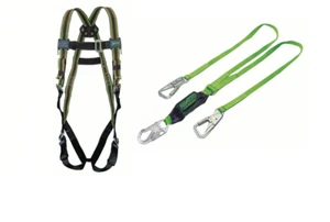 MILLER Honeywell E650 full body DURAFLEX SAFETY HARNESS Size L/XL w/LANYARD - Picture 1 of 4