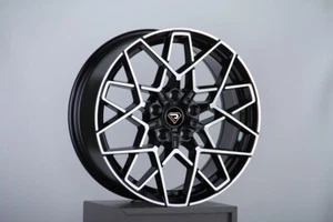 4pc 19" BLACK MACHINED FACE M5 WHEELS RIMS FIT BMW F10 5 SERIES XDRIVE 528i 528x - Picture 1 of 3