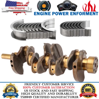 Crankshaft & Main Rod Bearings For 1989-2004 Nissan XTerra Frontier Altima 2.4L - Image 1 of 4
