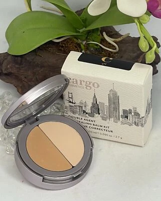 2x Kit de bálsamo ocultador de doble agente Cargo Cosmetics - 4N - tamaño completo - nuevo en caja Foto 1 de 4