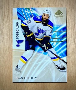 LOT OF 2 20-21 SPGU RYAN O'REILLY *ERROR CARD* /26506 & Allure Green Quartz /99