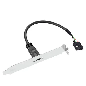 CY Single USB 3.1 Type C Female to USB 2.0 Motherboard 9pin 10pin Header Cable - Picture 1 of 9
