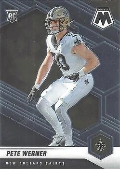 Pete Werner 2021 Panini Mosaic #367 RC New Orleans Saints - Image 1 of 2