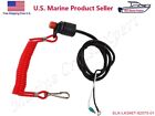 Kill Stop Switch Safety Tether Lanyard Yamaha 40 60 85 HP Outboard T40 T60 T85