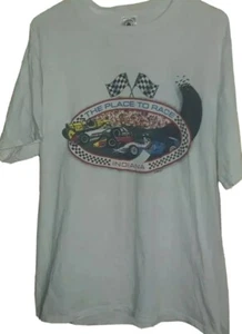 Shirt From 2000! Indiana " The Place To Race" Graphic Shirt! Adult Large. - Picture 1 of 4