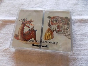 Vintage Honeywell Binary Tiger & Dragon Mint Sealed Playing Cards FREE SHIPPING - Picture 1 of 5