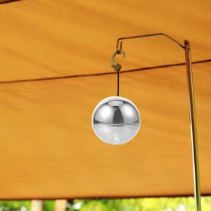Ball Lampshade Glass Smoke Globe for Light Fixture Replacement Pendant - Picture 1 of 12