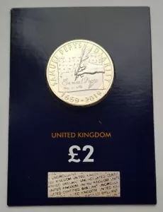 2019 350 Jahre Jubiläum von Samuel Pepys Tagebuch £2 zwei Stempelglanz Wechselgeld Schecker Münze - Bild 1 von 4