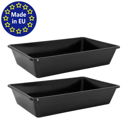 2x Wanne Staubbad Kunststoff Plastik Schüssel 20L Plastikwanne Badewanne petigi