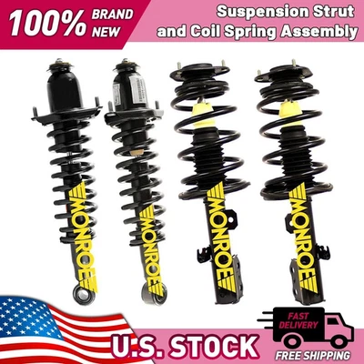 Front Rear Struts w/ Coil Springs for 2003-2005 2006 2007 2008 Pontiac Vibe 1.8L - Image 1 of 4