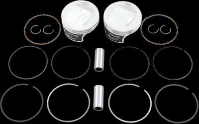 Kit de pistão Wiseco Tracker 3,875 polegadas 10,5:1 95CU Harley Fat Boy 00-06 - Imagem 1 de 4