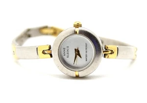 Anne Klein II gold/silberfarbene 10/5002-3 Damenuhr braucht Batterie - Bild 1 von 5
