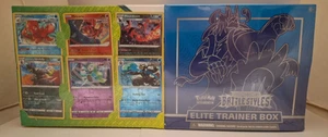 "POKEMON" BATTLESTYLES "ELITE TRAINER BOX" SWORD & SHIELD EXCLUSIVE TRADING - Picture 1 of 12