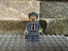 LEGO J. Jonah Jameson Minifigure sh0054 From 76005 Marvel Spider-Man Daily Bugle