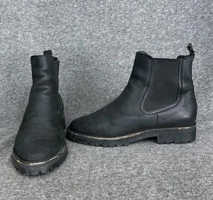 THURSDAY Boot Company Chelsea Boots Uomo 9 Legend Nero Pelle EDIZIONE Opaca - Foto 1 di 23