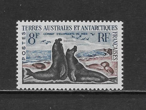 FRENCH SOUTHERN & ANTARCTIC TERRITORY SCOTT 22 MNH VF - 1963 8fr ISSUE (A) - Picture 1 of 2