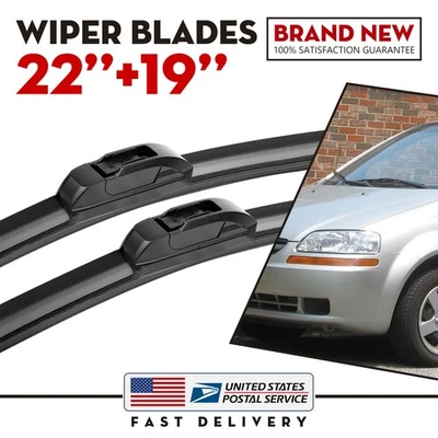 Juego de limpiaparabrisas delantero de 22"+19" OEM para Chevrolet Colorado 2004-09 Foto 1 de 4