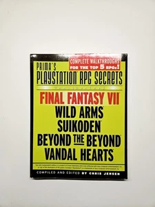Prima's PlayStation RPG Secrets Videospiel Buch (Final Fantasy VII, Wild Arms..) - Bild 1 von 5