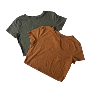 Wild Fable Women’s Crop Top M Bundle Lot Summer Lightweight Closet Staple Basic - Picture 1 of 7