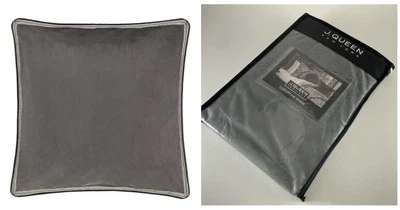 J. Queen New York MARIANA Euro European Silver Sham - New in Package - Image 1 of 4