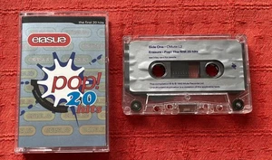 ERASURE - CASSETTE TAPE WITH PAPER LABELS - POP! THE FIRST 20 HITS - Picture 1 of 5