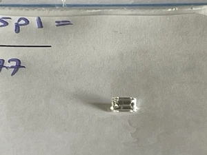 Straight baguette 1=0.08ct  3.12x1.7 - Picture 1 of 4
