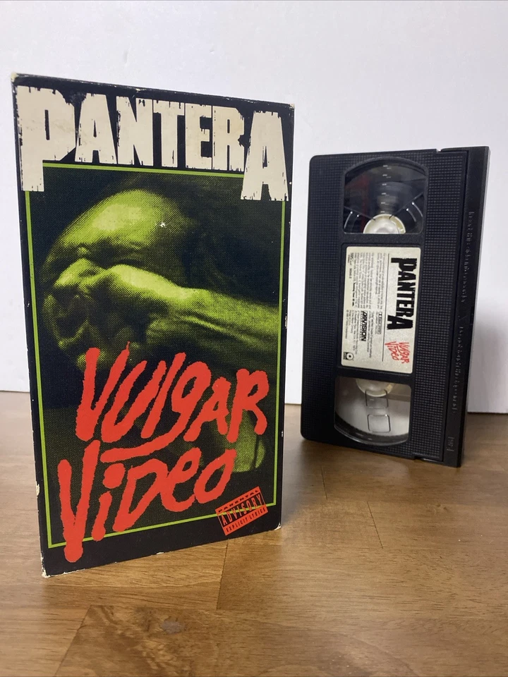 1993 PANTERA Vulgar Video VHS Tape Vulgar Display of Power Thrash Heavy Metal - Image 1 of 4