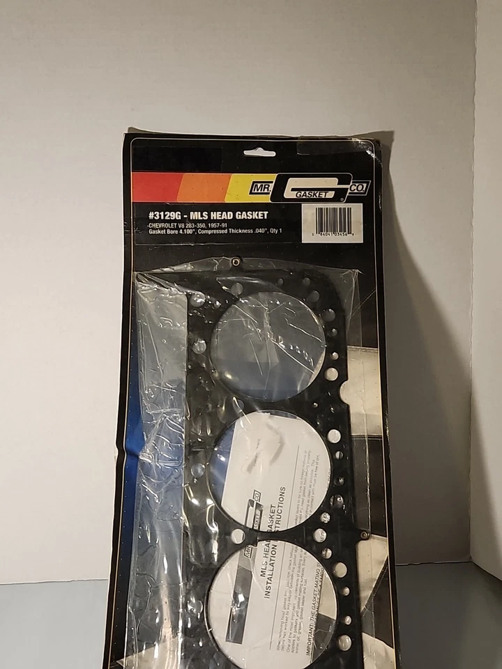 Junta de cabeza de acero en relieve Mr Gasket para Chevrolet GMC 1957-91 parte 3129G Foto 1 de 4