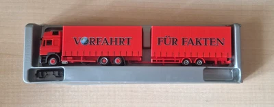 Herpa Exclusive MAN F2000 Vorfahrt biga centinato 1:87 OVP - Immagine 1 di 3