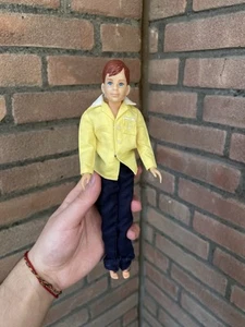 BARBIE VINTAGE RICKY DOLL NUDE 1965 GENUINE 60's straight legs Skipper pink skin - Bild 1 von 11