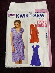 Neu Kwik Sew Kerstin Martensson Wickelkleid XS-XL Schnittmuster K3489 - Bild 1 von 2