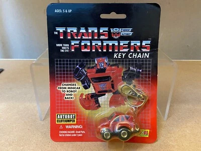 Transformers G1 2001 Cliffjumper MOSC keychain figure hasbro - Image 1 of 3