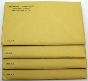 1963 Silver Proof Sets - Sealed - Unopened - Lot of 4 - Picture 1 of 2