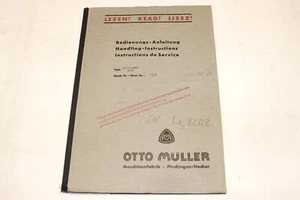 Betriebsanleitung - Schnellradiale Radialbohrmaschine Bohrmaschine - MÜLLER SR30 - Bild 1 von 3